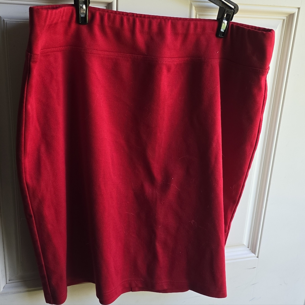 Elegant Red Style & Co. Women's Skirt